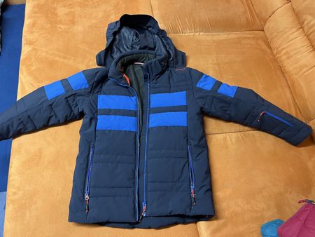 Winterjacke dunkelblau blau Grösse 152 guter Zustand