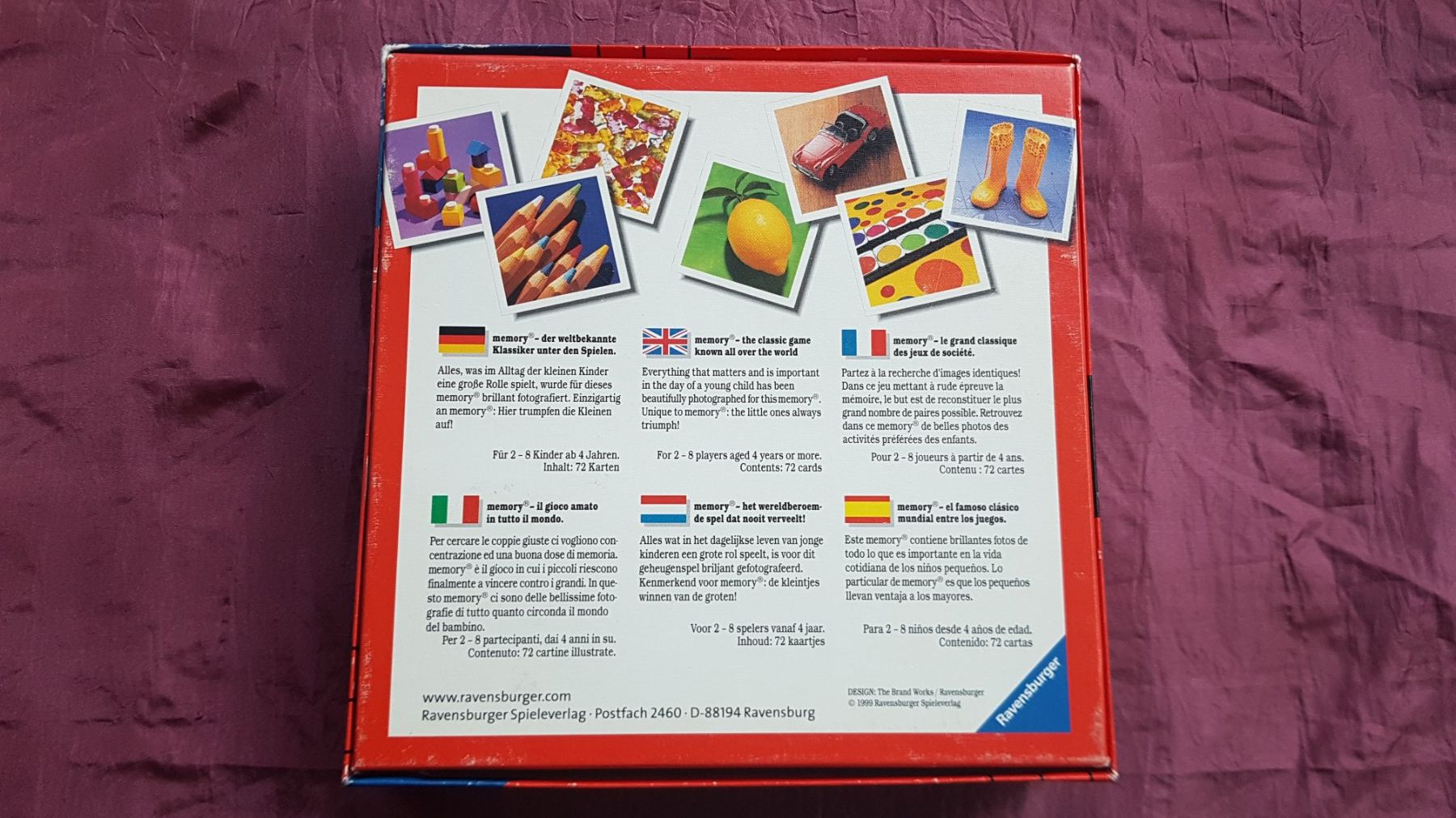 Ravensburger Giochi: Memory Junior Ravensburger ab 4 Jahre 72 Teile Briefversand – Usato da Basel venduto da him_5r5n 4
