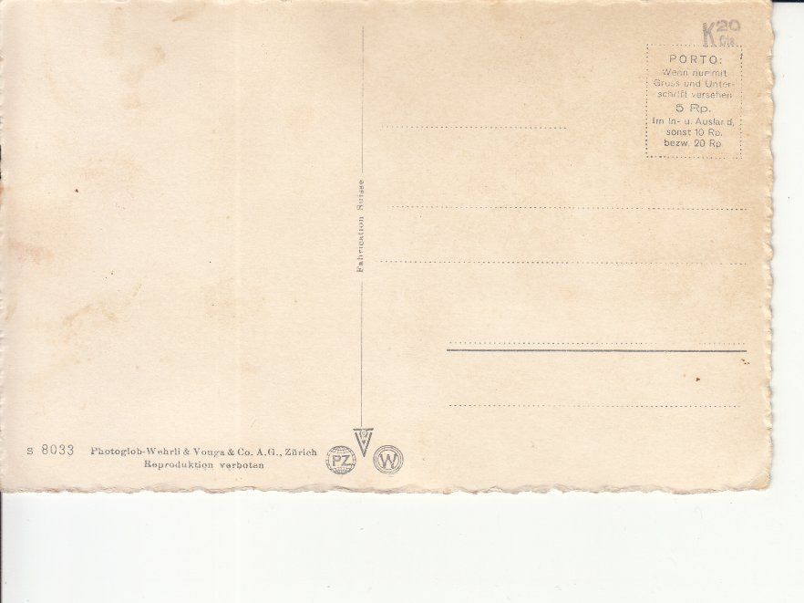 Ansichtskarten: Stäfa ca. 1940 – Gebraucht aus Bürglen TG von StampGraf 1