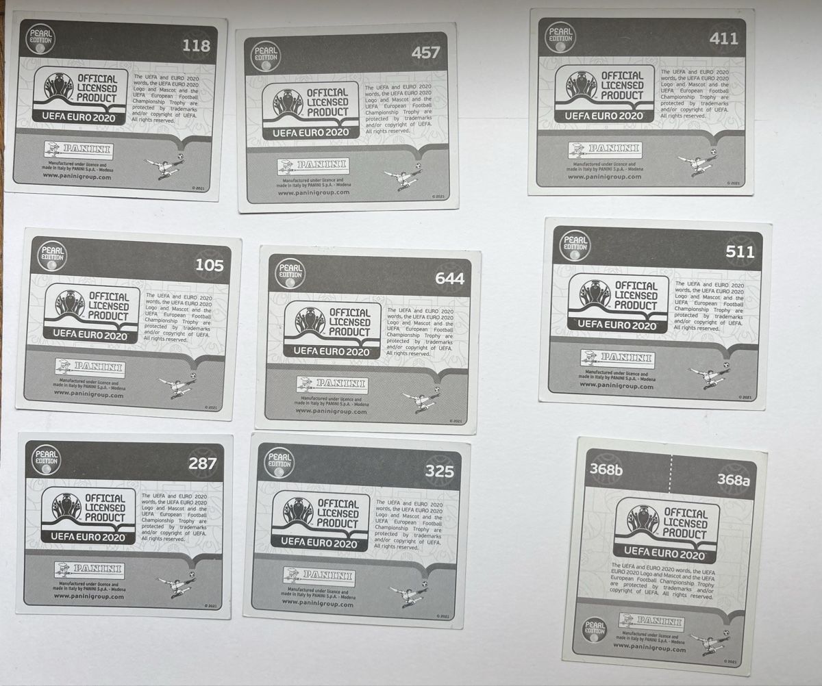 Panini Carte collezionabili: Panini Em 2020 Sticker – Nuovo (secondo la descrizione) da Basel venduto da JM_Cards 1
