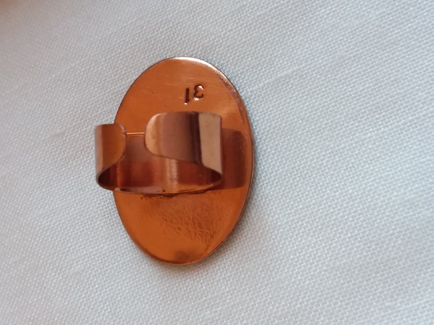 Anelli: Vintage Email Kupfer Ring, Neu,70er, Grösse variabel – Usato da Zürich venduto da helsan 6