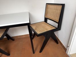 Aime Té - Rattan Dining Chair - Pierre - Black
