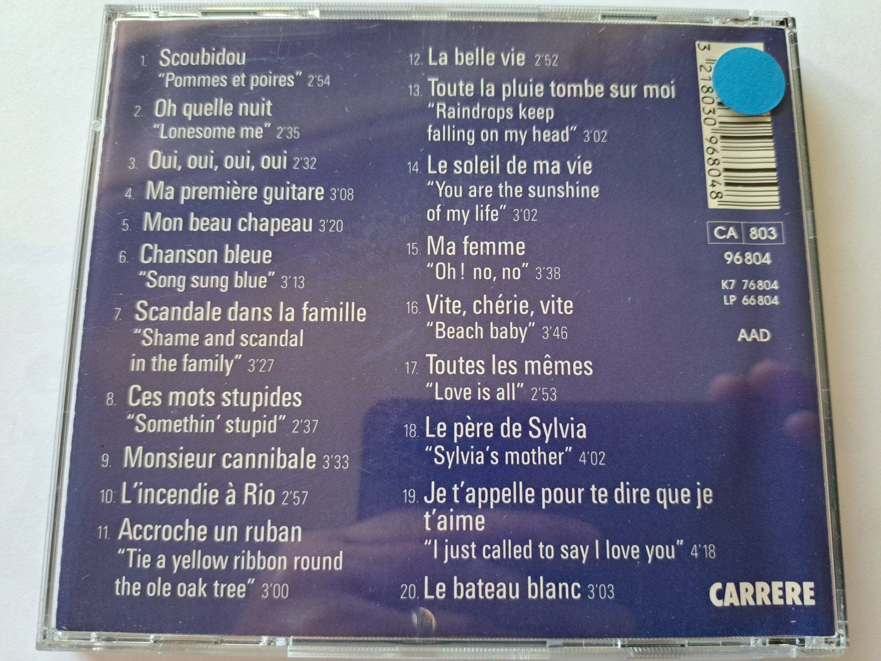 CD: Cd Les plus grands succès de Sacha Distel  – Usato da Pully venduto da bro_n52j 1