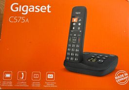 Gigaset C575A Schnurlostelefon schwarz neu
