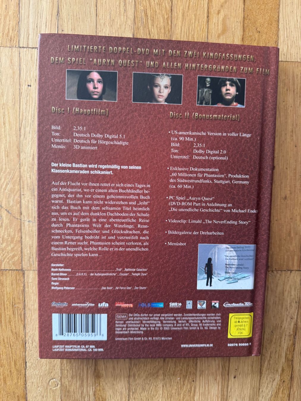 Tutti i DVDs: DIE UNENDLICHE GESCHICHTE. (DVD/ DIGI BOOK) – Usato da Basel venduto da san_2qlq 1