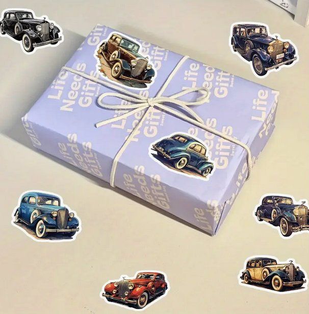 Aufkleber: 54 VERSCHIEDENE AUFKLEBER, OLDTIMER NEU+OVP – Neu und originalverpackt aus Bad Ragaz von Schtupsi 2