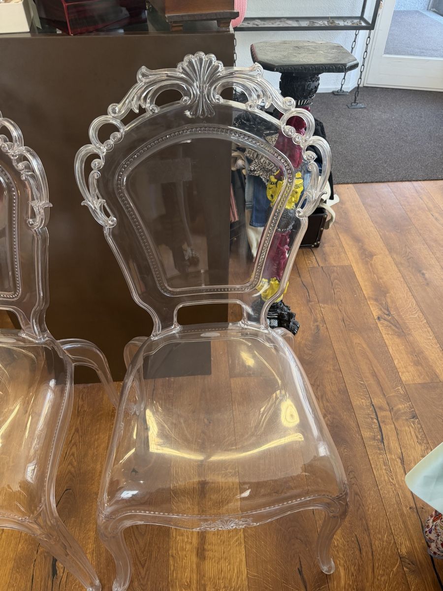 Sedie: Baci Milano Barock Stühle transparent 2er Set Design – Usato da Andermatt venduto da Diadiusdiana 2