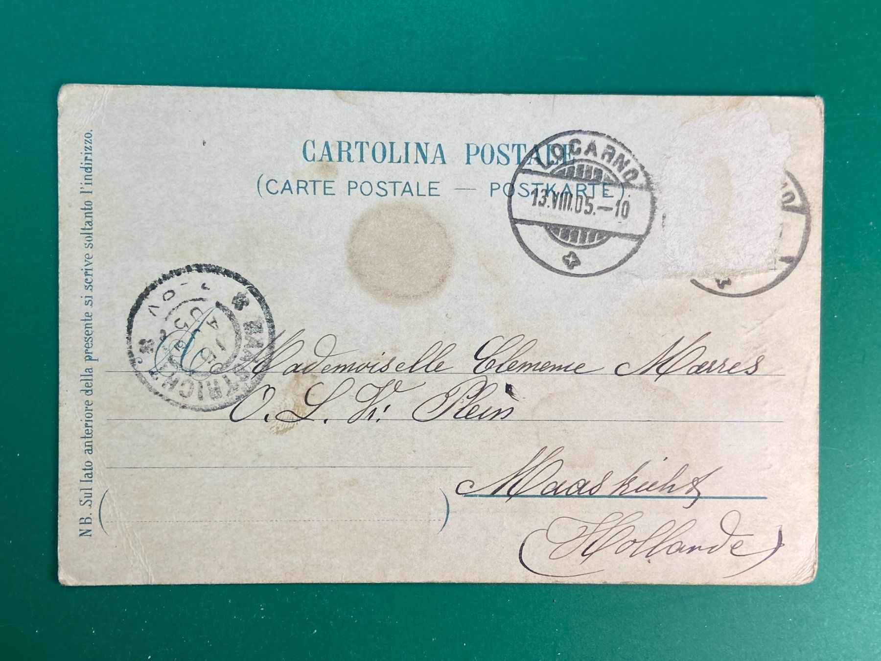 Cartoline postali: Locarno - Vue generale – Usato da Steg VS venduto da danwer74 1