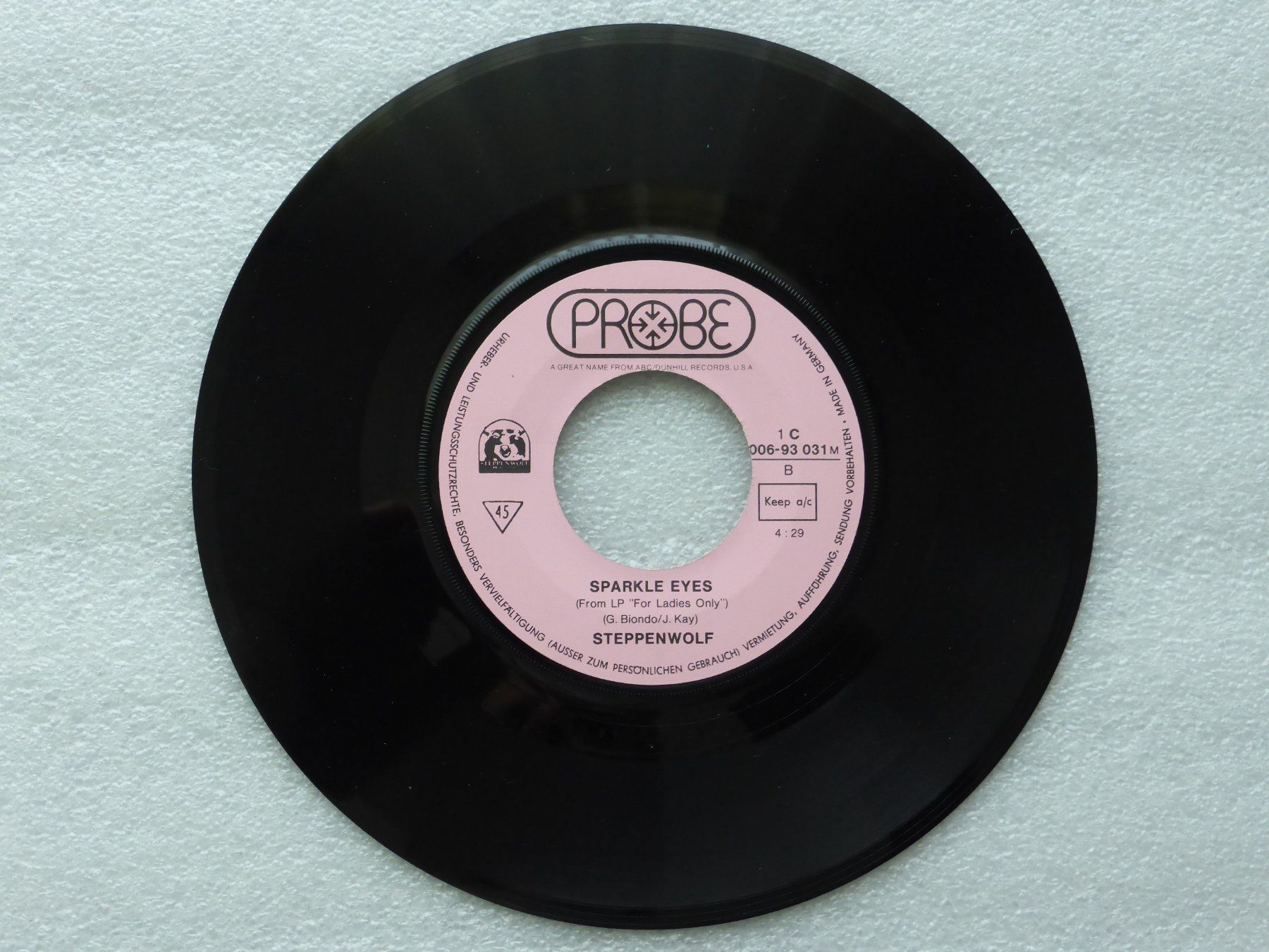 Dischi in vinile: Vinyl Single   STEPPENWOLF – Usato da Küssnacht am Rigi venduto da Mondkinder 2