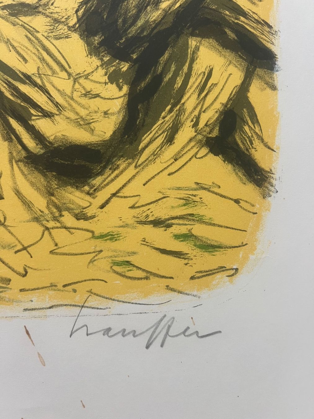 Arts picturaux & lithographies: Fred Stauffer, handsigniert – D'occasion à Rain par Pic-Ass 3