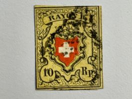 1850 Rayon II ZNr. 16II gestempelt