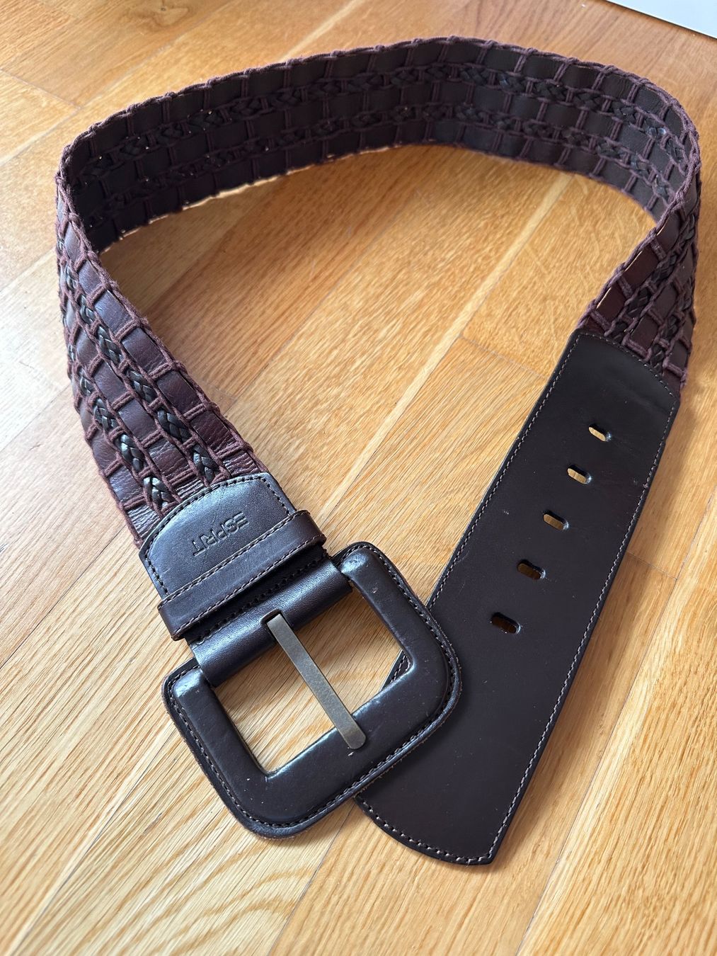 Esprit Cinture: ESPRIT Damen Ledergürtel 85 cm braun – Usato da Rothenburg venduto da wer_g9fd 5