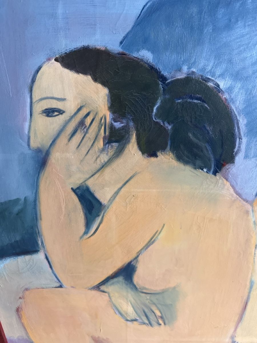 Dipinti: MUSING  Huile intitulée « 2 concubines » – Usato da Schmitten FR venduto da Hohezelg 1