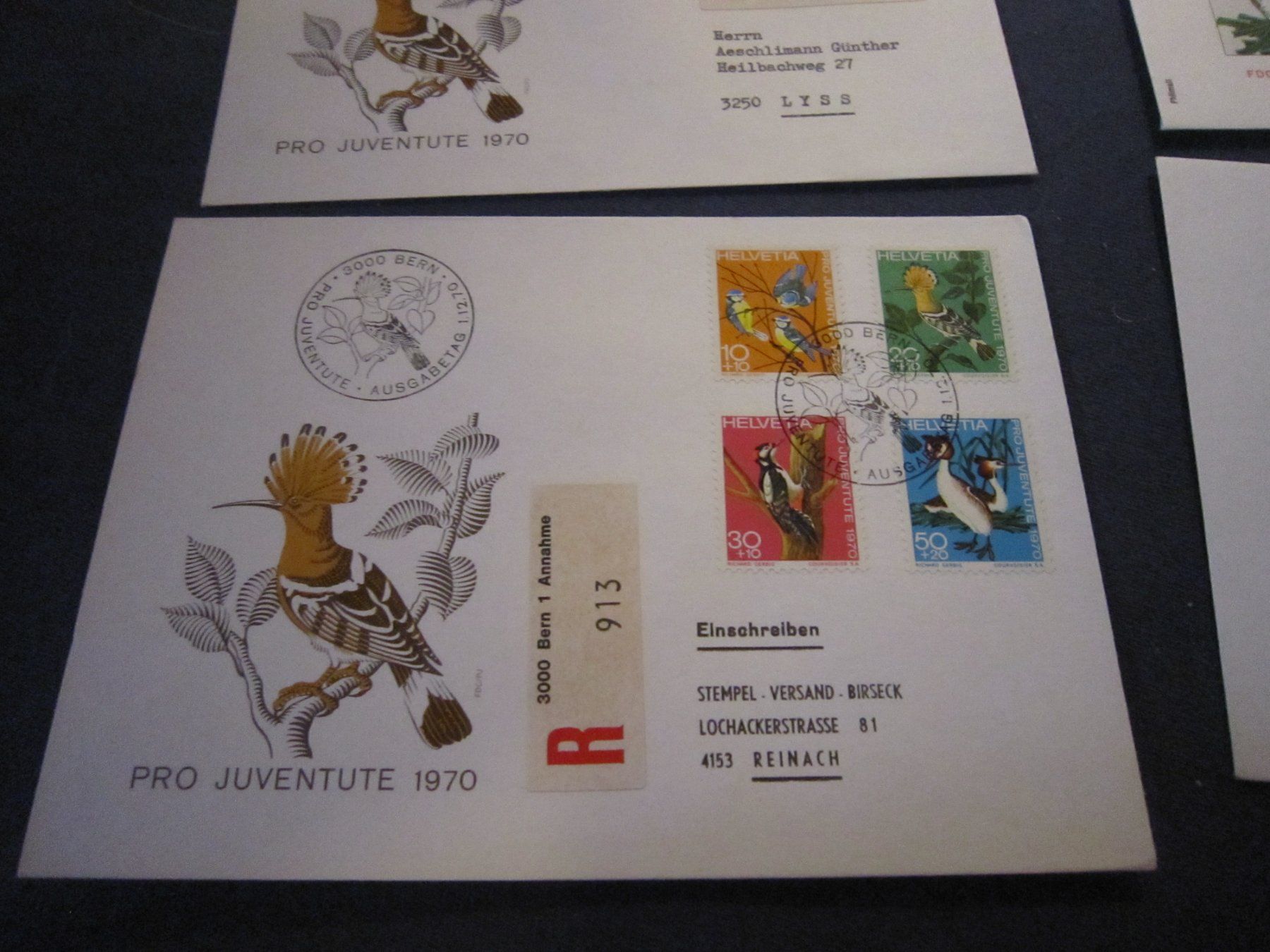 Tous les timbres: PJ 1970 FDC Serien – D'occasion à Gordola par Polentaefung 1
