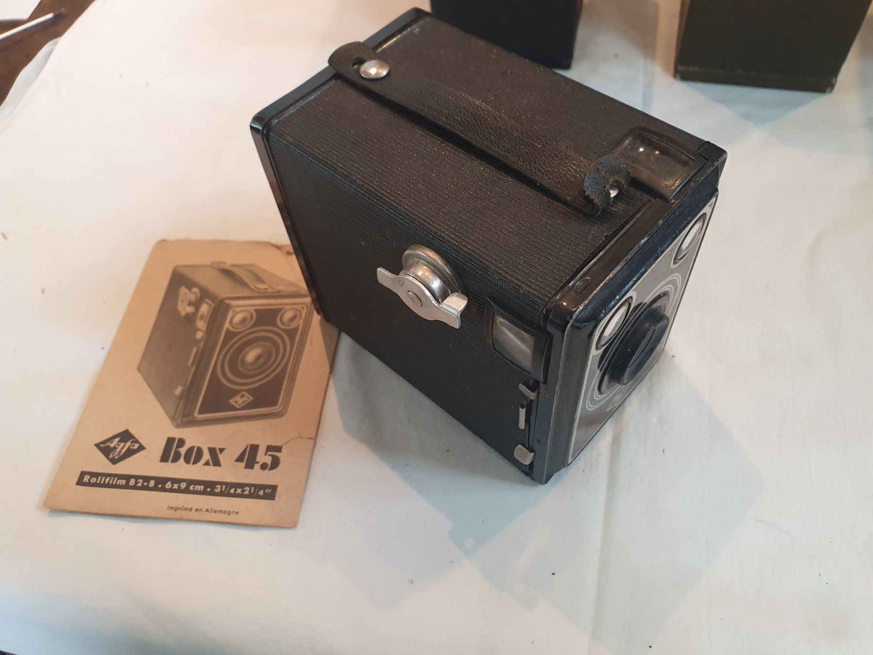 Kodak Fotocamera: Vier Box Kameras, 2x Agfa, 1x Kodak, 1x Eho – Difettoso da Schönenberg ZH venduto da Technmech 1