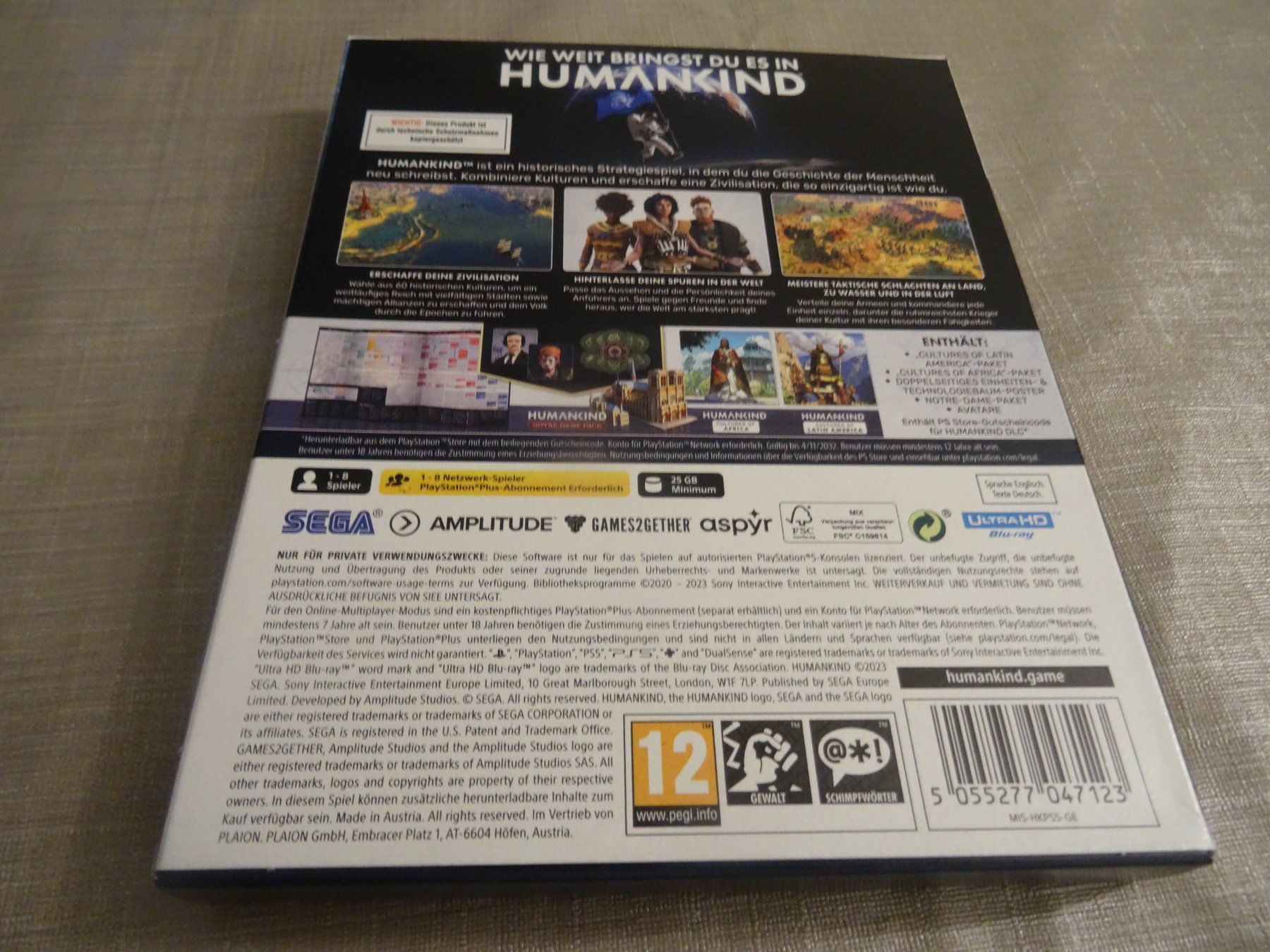 Sony Spiele: Humankind - PS5 – Gebraucht aus Olten von Disc-Ausverkauf 1