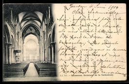 AK Lausanne, Intérieur de la Cathédrale