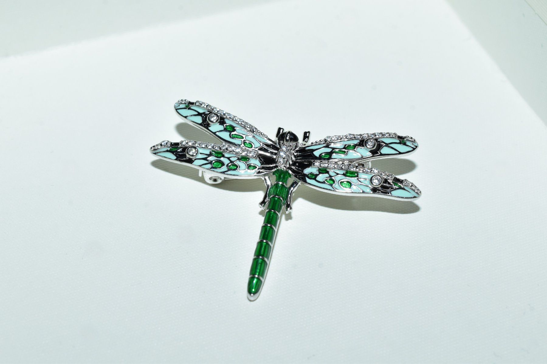 Spille & Fermagli: Damen Brosche aus Sterling Silber, "Libelle" – Nuovo e nell'imballaggio originale da Laufen venduto da flowerfan 3
