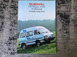 Subaru E10 Wagon 4WD Faltprospekt