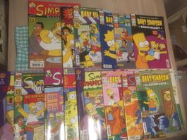 14 Stück diverse alte Simpsons Comics- Hefte