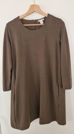 H&M Kleid, Gr. M, Khaki - perfekt für den Herbst!