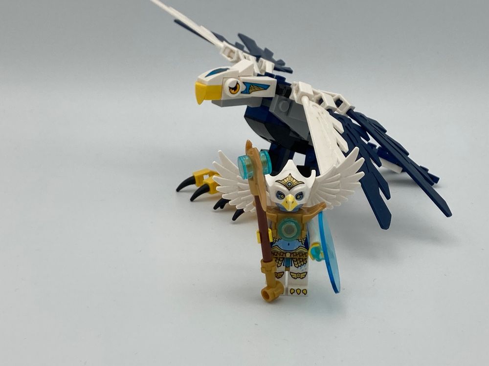 Lego Jouets: Lego Chima 4 berittene Tiere(Wolf, Gorilla, Adler, Krokodil) – D'occasion à Obersteckholz par Uhren_Haendler 8