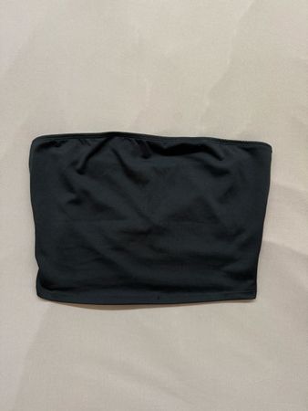 Top bandeau noir taille S