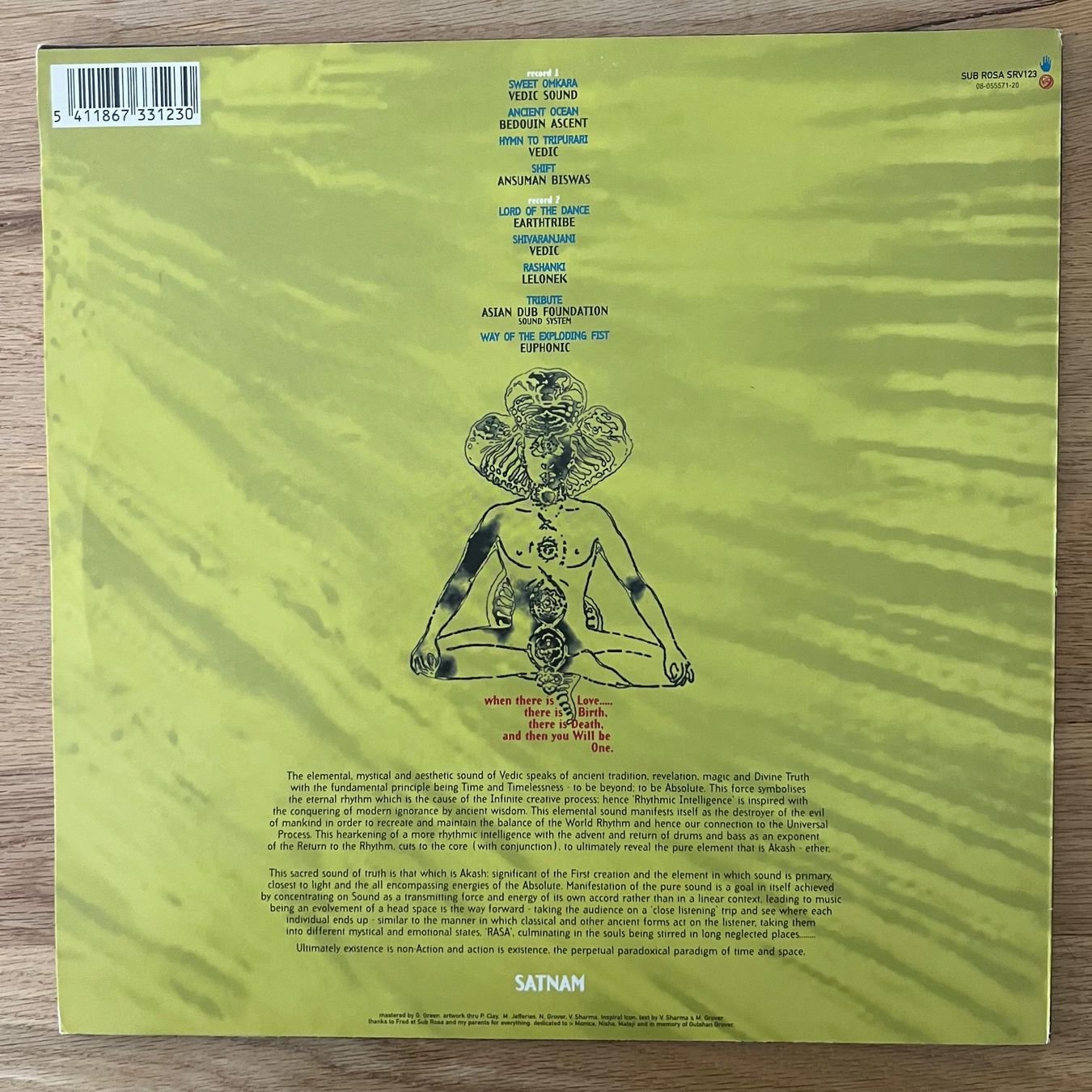 Schallplatten: Vedic - Presents Rhythmic Intelligence / 2 LP - 1. Belgien – Gebraucht aus Gais von soundcave57 1