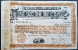 Aktie: The Cresson & Clearfield County Rail Road Comp. 1885