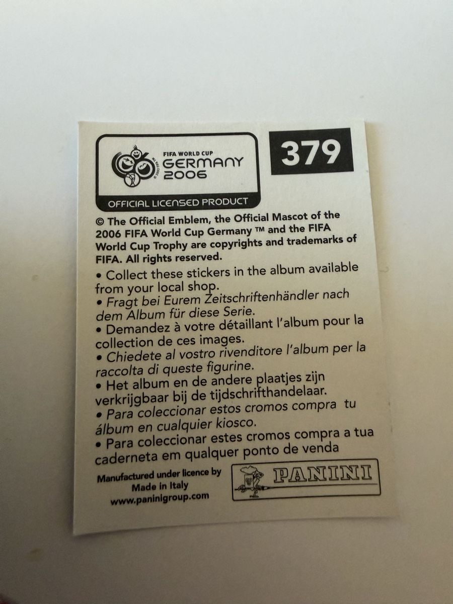 Panini Carte collezionabili: Panini Brazil WM 2006 – Nuovo (secondo la descrizione) da Treyvaux venduto da goali1fcea 1