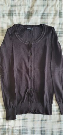 Schwarze Strickjacke von Terranova - Gr. S
