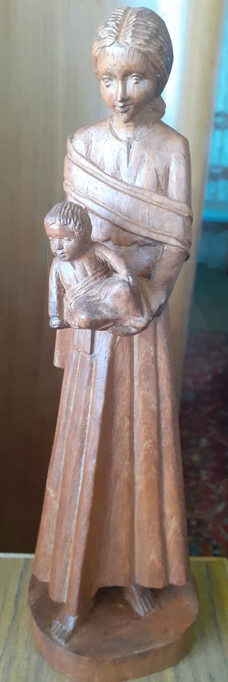 Skulpturen & Statuen: Skulptur Madonna mit Kind – Gebraucht aus Mörschwil von antiksalon 7