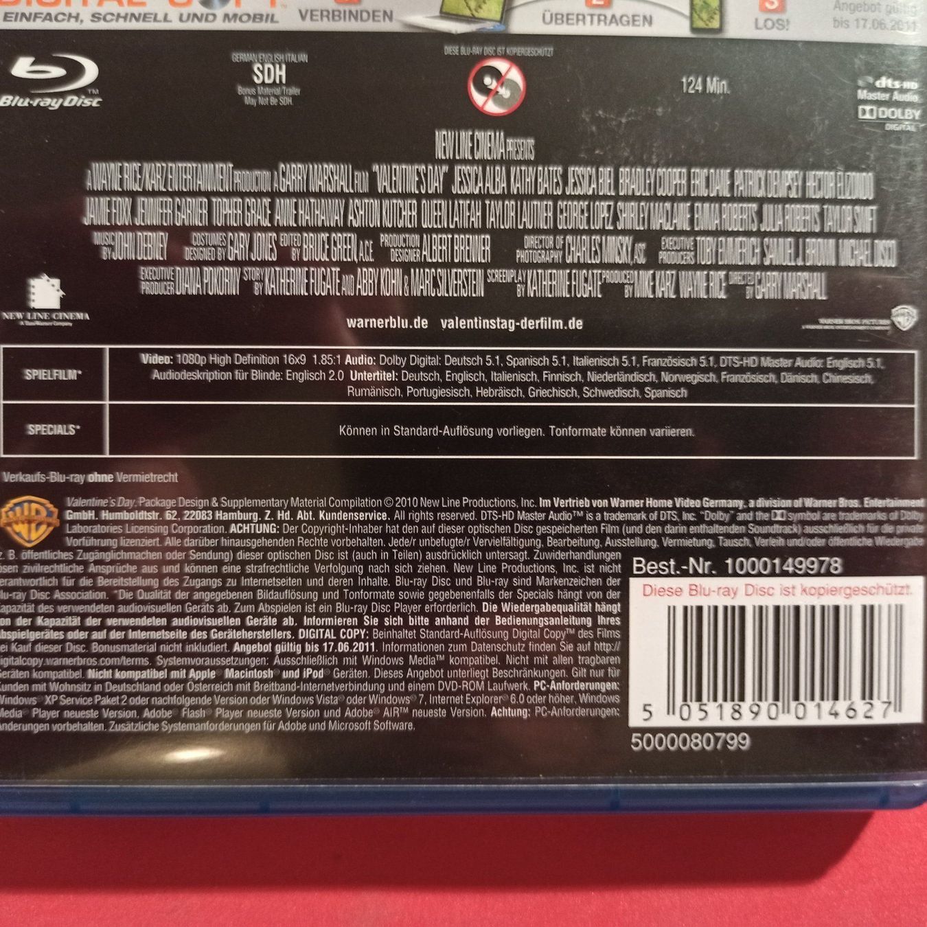 Alle DVDs: Valentinstag [Blu-ray] – Gebraucht aus Dübendorf von kb86_MOVIE 2