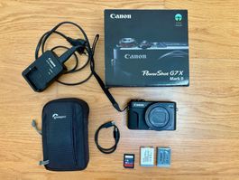 Canon PowerShot G7X Mark II inkl. Zubehör und OVP