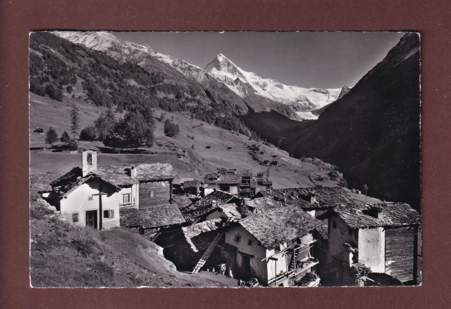 Cartoline postali: LA FORCLA d'Hérens - Dent Blanche – Usato da Pully venduto da nicecards