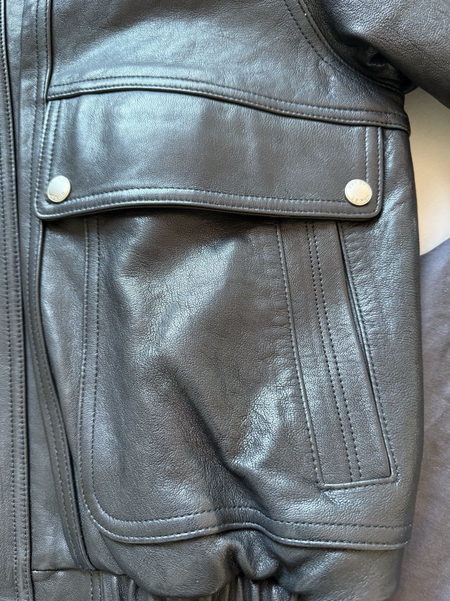 Giacche: Original Dunst Oversized Leather Jacket, size S – Nuovo (secondo la descrizione) da Uetikon am See venduto da enzendan 4