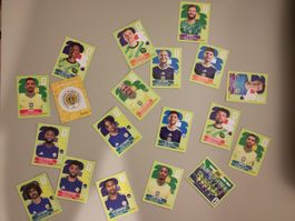 FIFA Panini lot abîmé (BRA, CUW, AUS, SCO)