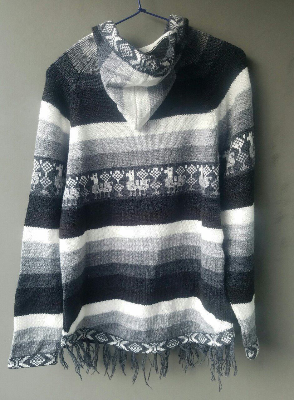 Giacche: Alpaca Poncho Strickjacke Pulli Gr.38-40, Neu!! – Nuovo (secondo la descrizione) da Lima- Peru venduto da Alpaka-Haus 9