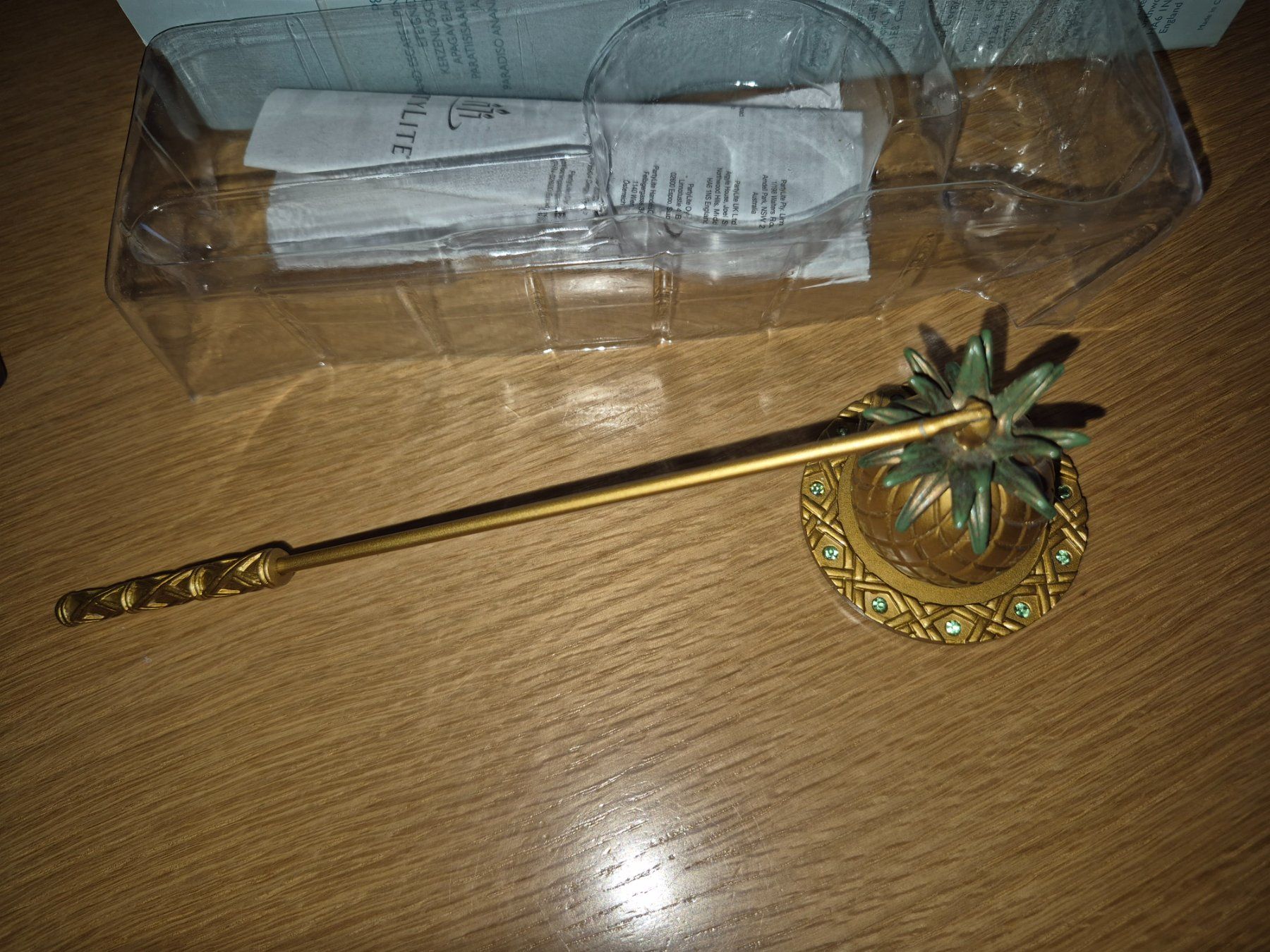Partylite Portacandele: Partylite Kerzenlöscher Ananas – Usato da Buttikon SZ venduto da sefa02 1
