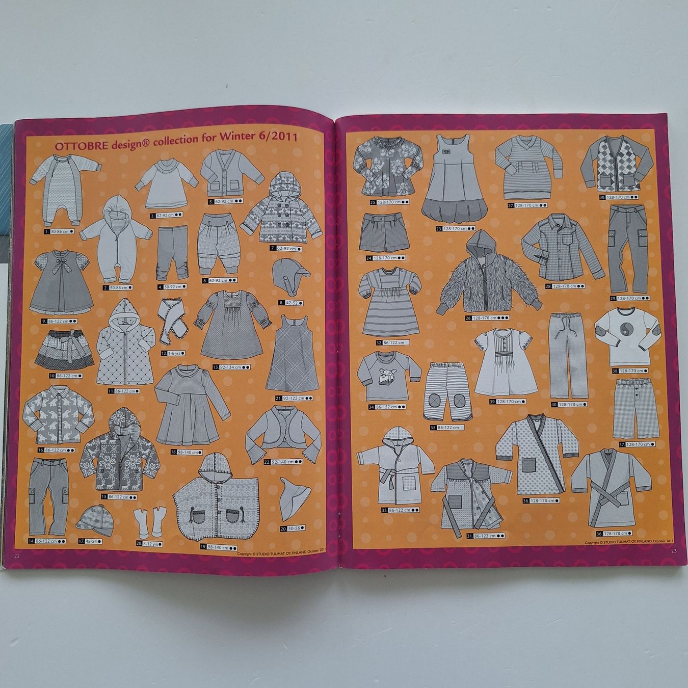Schnittmuster: Ottobre - Winter - 6 / 2011 – Gebraucht aus Basel von Kunterbunt12 2