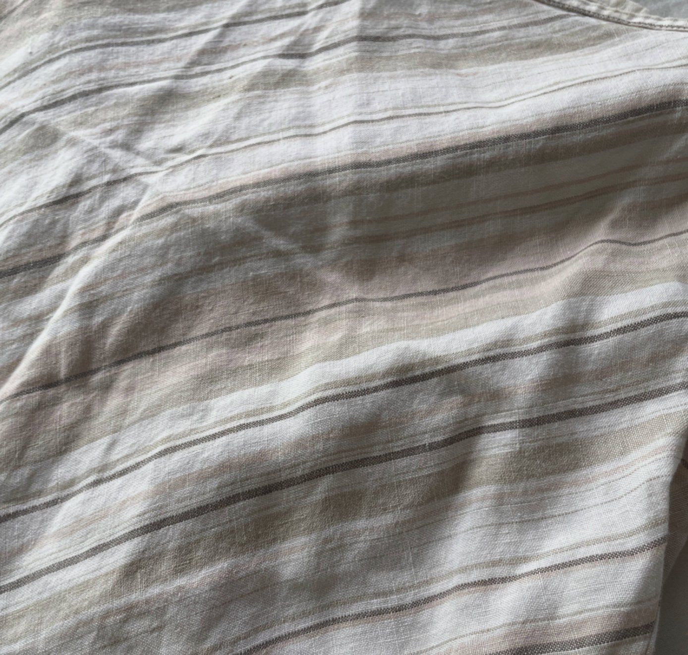 Gonne: Linen cotton Striped Midi Skirt – Usato da Genève venduto da toandfrom 2