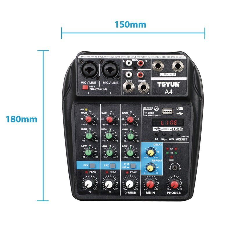 Console di mixaggio: Sound Mischpult Bluetooth Rekord Computer USB Audio mixer – Usato da Malans GR venduto da BUYBEST-Schweiz 5