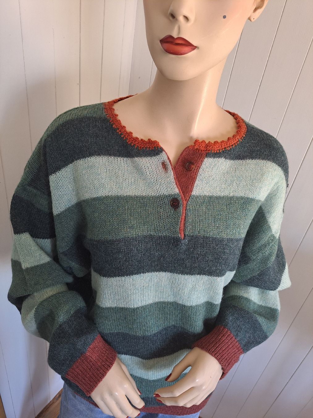 Maglioni & Felpe: WINNER 90S Vintage Wollpullover unisex Pullover  M L 40 42 – Usato da Mollis venduto da Fauchi99 3