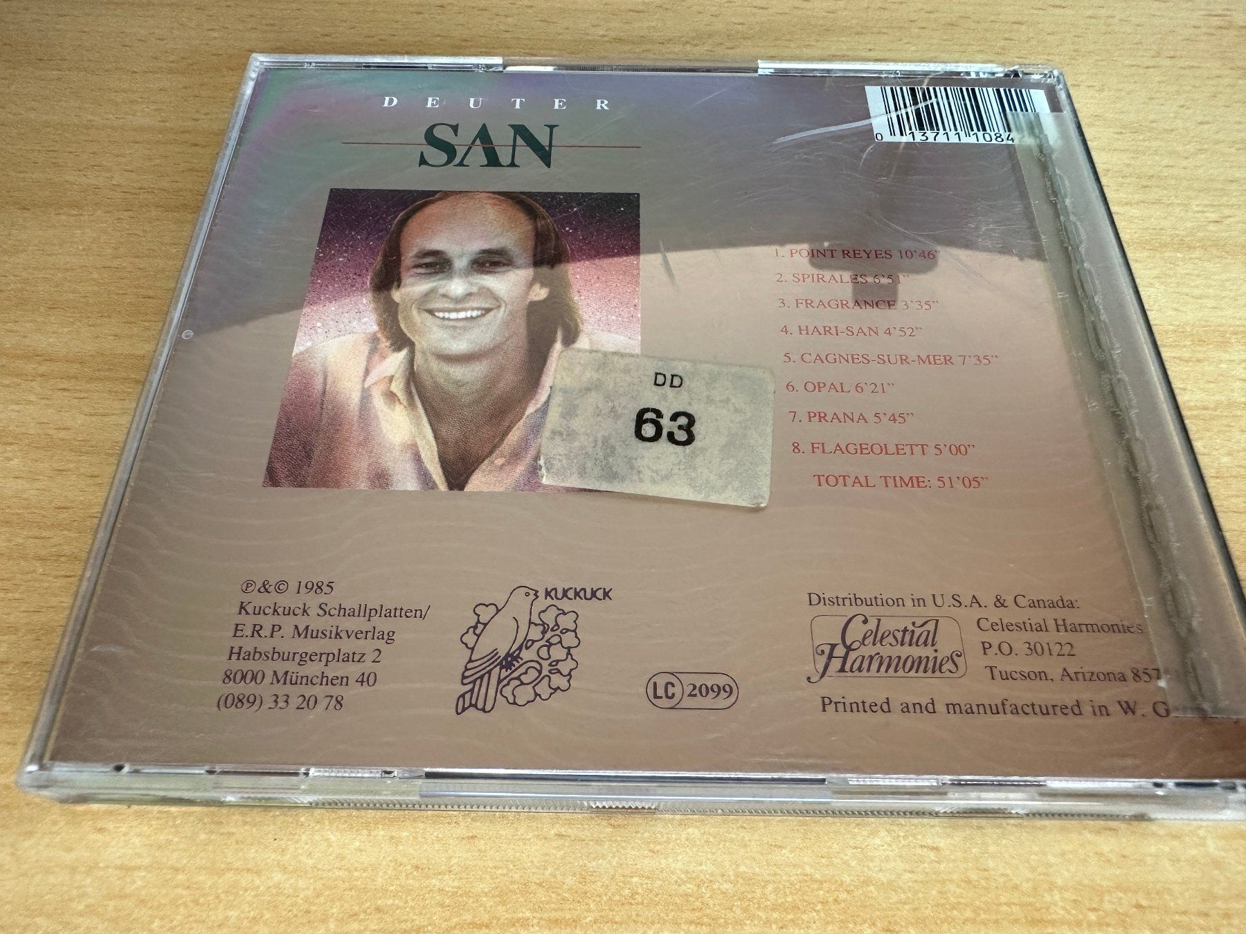 CD: Deuter – San – Usato da Rikon im Tösstal venduto da Alpenmutz 1