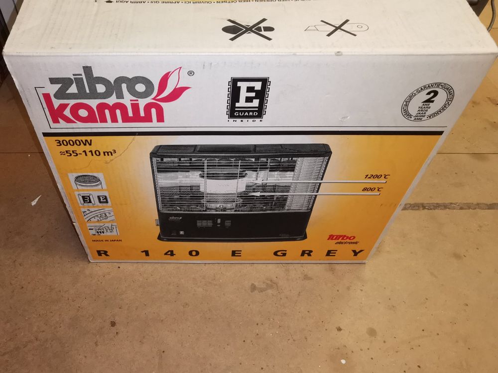 Poêle à Pétrole Zibro Kamin Série R 140 C E / RCA 100 - Neuf En Acier
