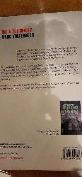 Libri: Marc Voltenauer - 2 romans d'exception – Usato da Bernex venduto da san_8swp 3