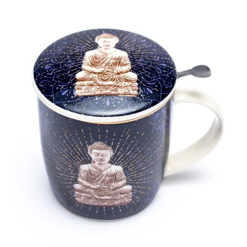 Tassen: Teetassen-Set - Kosmischer Buddha – Neu und originalverpackt aus Mauren von Yeelen 1