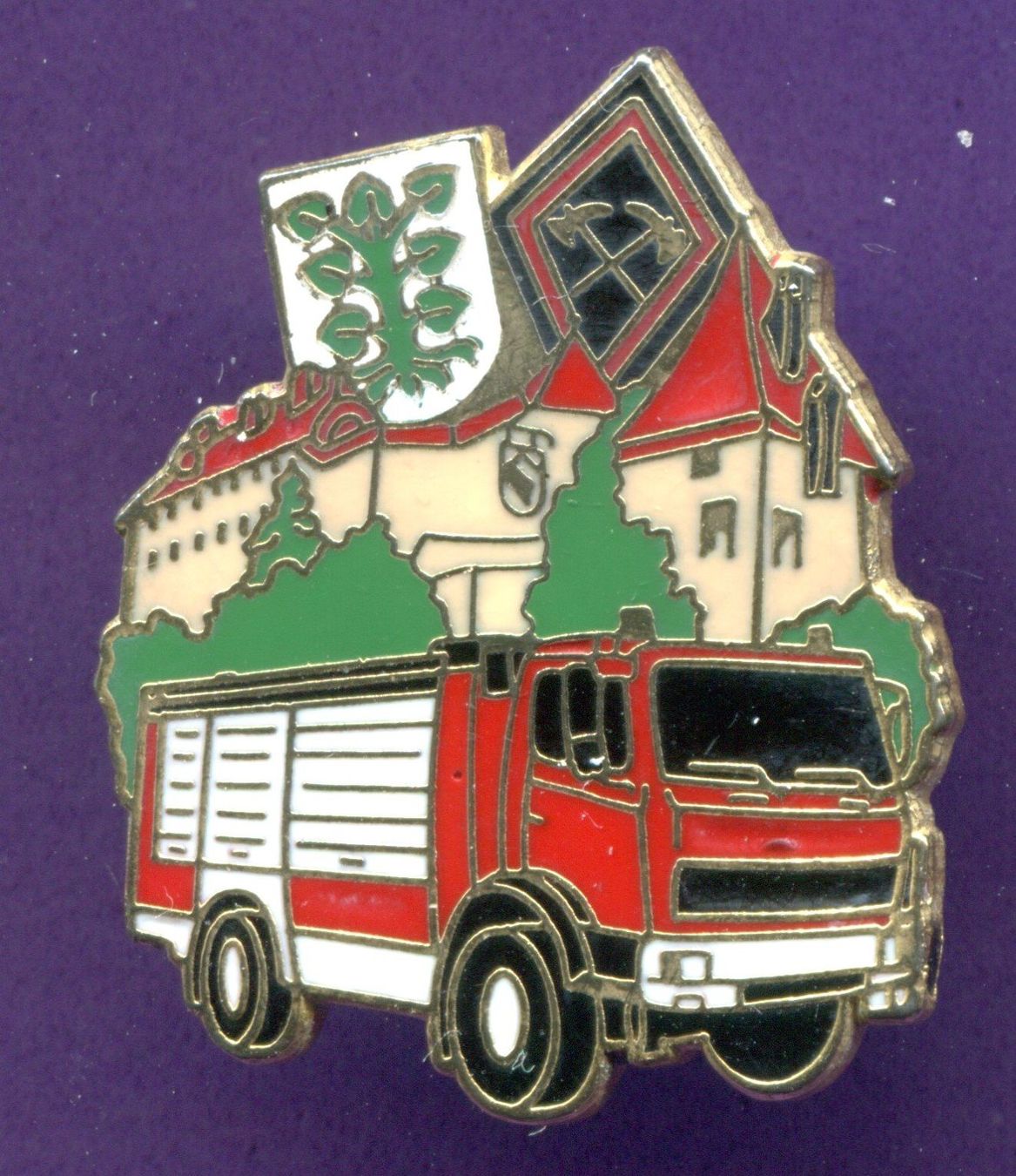 Placchette & Badge: Feuerwehrauto  MERZEDES  Stäfa – Usato da Winterthur venduto da Sammleroase