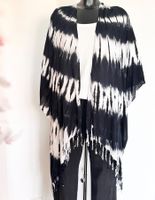 TOP 💜 Gr L + grösser / Plus Size - Batik Jacke Tunika Bluse