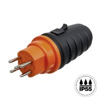 T15 Stecker 10A 5P 3x400V IP55 von Steffen Camping Boot